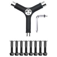 Skateboard Tool Y Type 25mm Screw Skateboard Wrench Skate Tool Screwdriver Socket Multi-Functional Skateboard