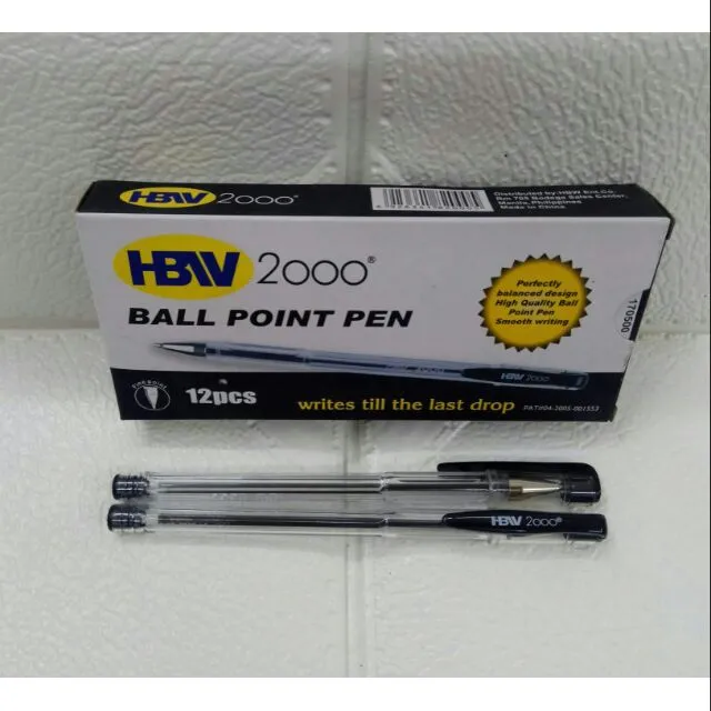 1Box/12Pcs HBW 2000 Ballpen School Supplies Genuine and Original ...