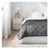 Bedspread, dark grey size 260x250 cm.