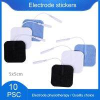 5*5Cm 2Mm Plug Non-Woven Fabric Reusable Self Adhesive Electrode Pads Conductive Gel Pad Body Digital Physiotherapy Massager