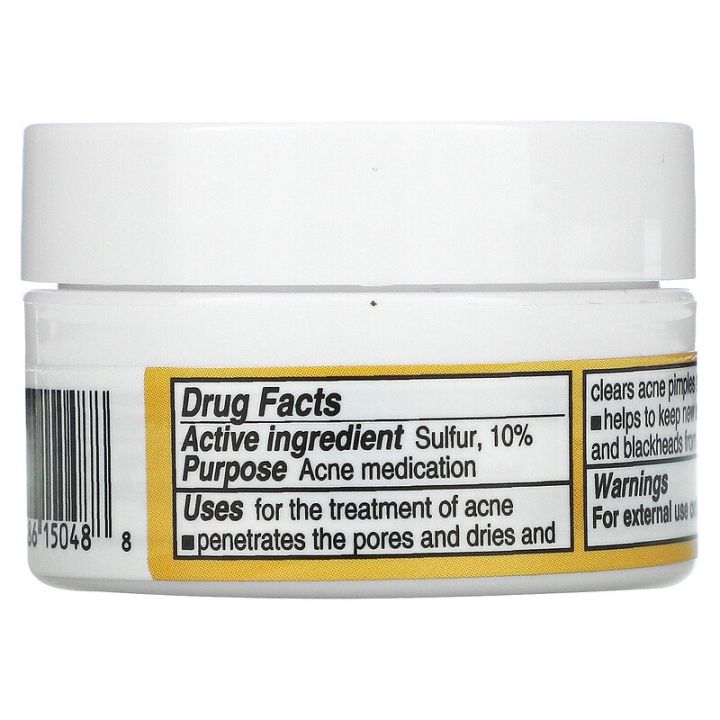 exp2025-ครีมแต้มสิว-de-la-cruz-acne-treatment-ointment-with-10-sulfur-maximum-strength-6-g