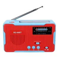 RD666 Solar Radio Multifunctional Portable Card 2300MAh LED Torch AM FM Hand Crank Generator for Outdoor Emergency