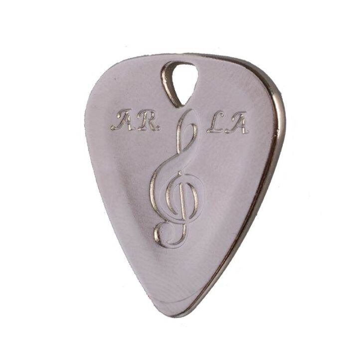 5pcs-1-4mm-to-0-38mm-zinc-alloy-guitar-pick-arc-surface-design-to-anti-skid-five-colour-available