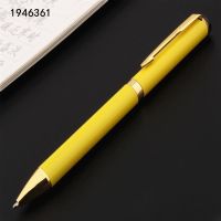 คุณภาพสูง801สีเหลืองเครื่องเขียนสำนักงานนักเรียนโรงเรียนปากกาลูกลื่นอุปกรณ์ใหม่ปากกาสำหรับการเขียน