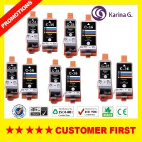 10pk ที่รองรับตลับหมึกคุณภาพสูงสำหรับ Pgi35 Cli36 Pixma Ip100 Gratis Ongkir ตลับหมึกอิงค์เจ็ท