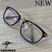 กรอบแว่นตา สำหรับตัดเลนส์ แว่นสายตา แว่นตา Fashion รุ่น Kangaroo 3095 วัสดุ Stainless Steel กรอบเต็ม ทรงรี ขาข้อต่อ รับตัดเลนส์ทุกชนิด