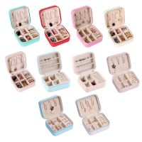 【hot】❆△  2022 Jewelry Organizer Display Boxes Leather Storage Earring Holder