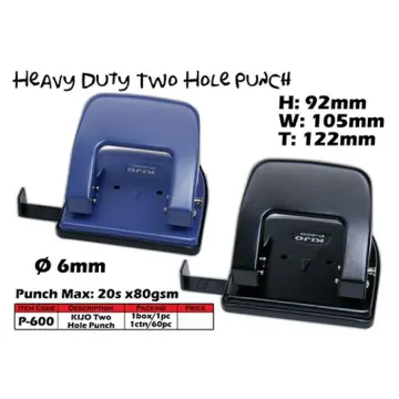 KW-TRIO Single Hole Punch,Heavy Duty Paper Hole Punch