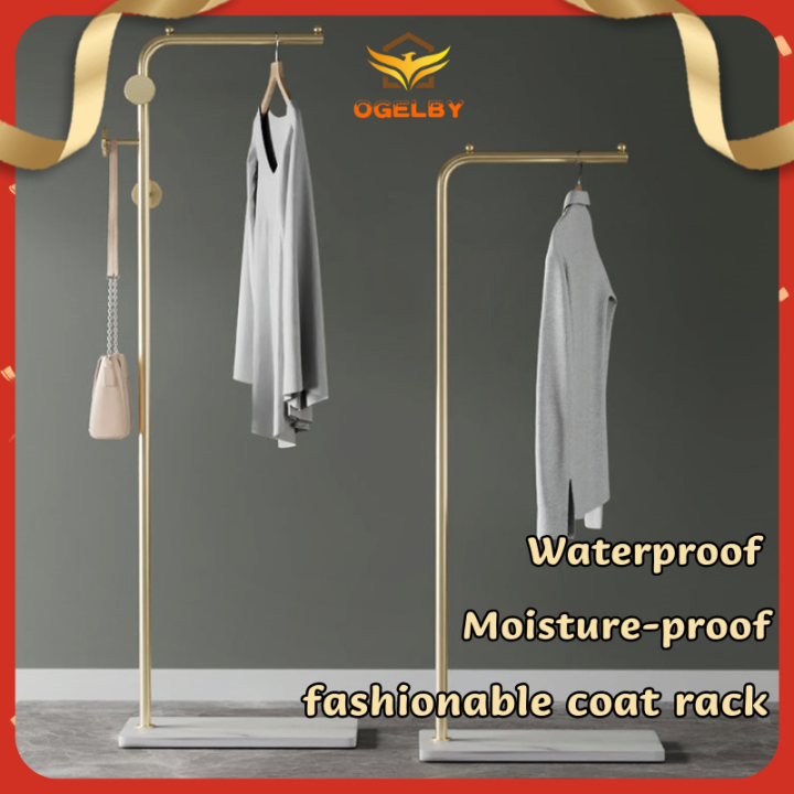 Metal Coat Hat Rack Iron Bedroom Coat Stand Light Luxury Clothes