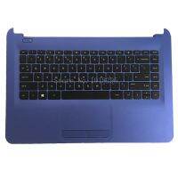 NEW US Laptop keyboard For HP 14-AC 14-af 340 G3 346 G3 348 G3 246-G4 with palmrest cover Teclado English blue Keyboard