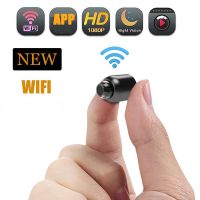 กล้อง WiFi Mini เลนส์มุมกว้างเต็มกล้องวิดีโอ HD 1080P ขนาดเล็กมากการตรวจจับการเคลื่อนไหวมองเห็นกลางคืนเครื่องบันทึกวิดีโอแบบพกพาความปลอดภัยในบ้านการ์ดความจำ128G