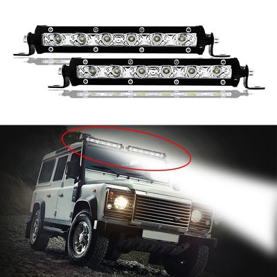 1PC Off-road 7inch LED Work Light Bar Spot Light Bulbs 18W 4x4 Driving Fog Lamp For Jeep Wrangler Vehicles ATV Boat Truck SUV