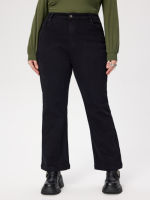 Cider Mid Waist Solid Stretch Flared Jeans Curve &amp; Plus