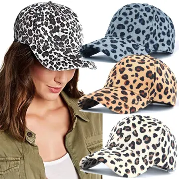 Cotton Outdoor Reversible Fisherman Caps Fashion Funny Leopard