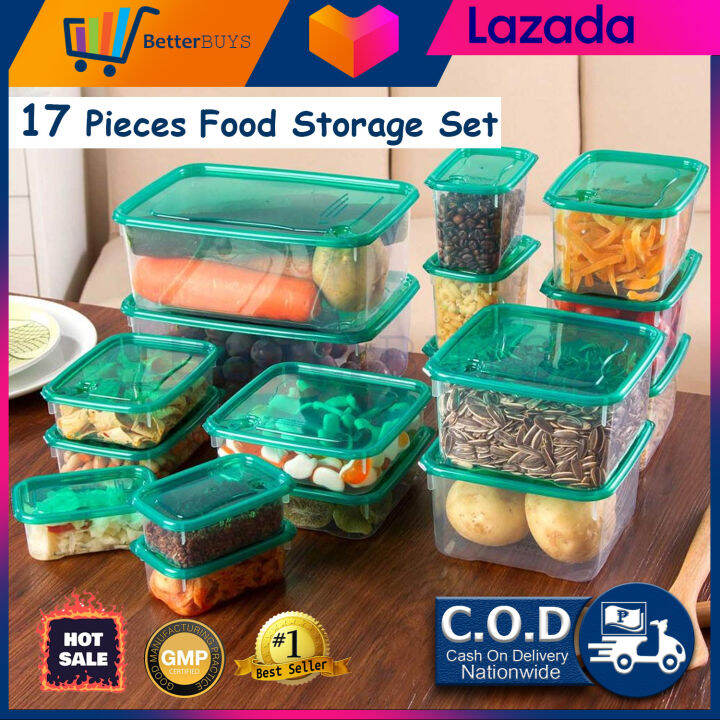 17 in 1 Food Storage Containers Food Container Different sizes 17