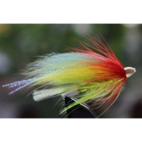 Tigofly 24 pcslot Yellow&amp;Green Feather Cone Head Tube Fly Streamer Fly Salmon Trout Steelhead Fly Fishing Flies Lures