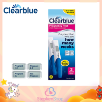 Clearblue อุปกรณ์ทดสอบการตั้งครรภ์แบบดิจิตอล พร้อมจำนวนอาทิตย์ที่ตั้งครรภ์ -2 ครั้ง Exp. 02/2025