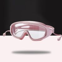 Anti-Fog Hd Large Frame Swimming Goggles for Adult Men Women Waterproof Swimming Diving Glasses Snorkerling Water Sport Eyewear Goggles