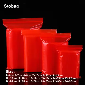 StoBag 100pcs Transparent Small Ziplock Plastic Bags Jewelry Gift Food  Reclosable Storage Bag Custom Print Logo Packaging Clear