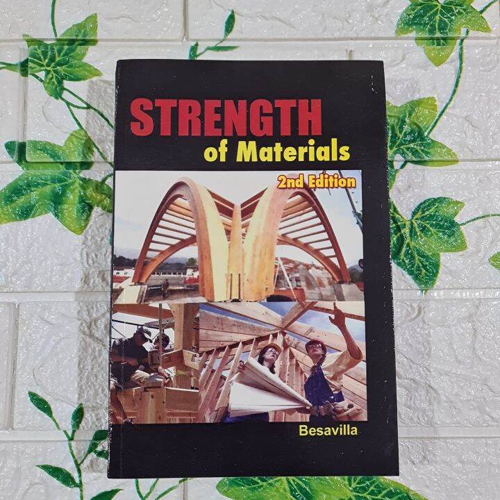 STRENGTH of Materials 2nd edition By Besavilla Lazada PH