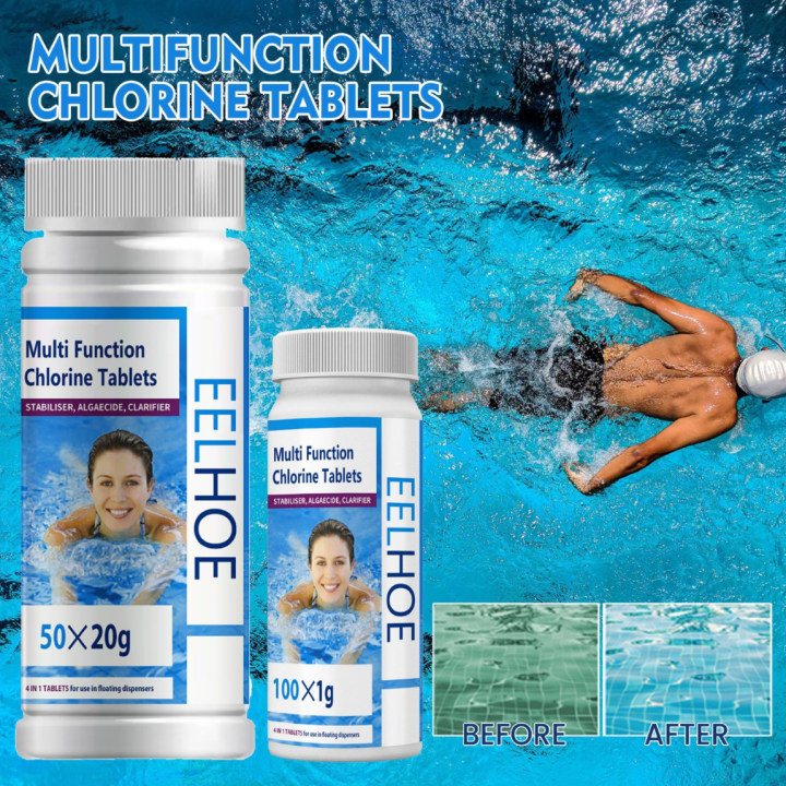 Chlorine Powder for Swimming Pool Multifunctional White Chlorine