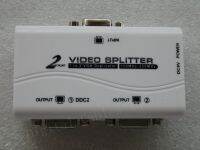 2020 Year 1 to 2 Ports VGA Video splitter duplicator 1-in-2-out 250MHz device cascadedable Boots Signals 65m 1920x1440