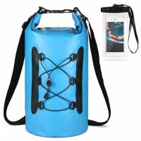 Waterproof Ocean Swimming Backpack PVC Diving Compression Storage Dry Pack Bag Men Women Kayaking Boating Surfing Backpack 15L