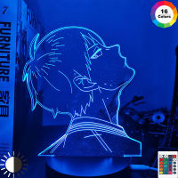 Anime Haikyuu Tobio Kageyama LED Night Light for Kids Birthday Gift Bedroom Decor Nightlight Bedside Table 3D Lamp Haikyu!!