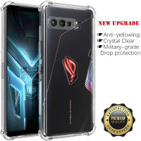 สำหรับ ASUS ROG Phone 3 Strix เคสซิลิโคนนิ่มใสคริสตัลไม่เหลืองเกรดทหารฝาครอบกันกระแทก