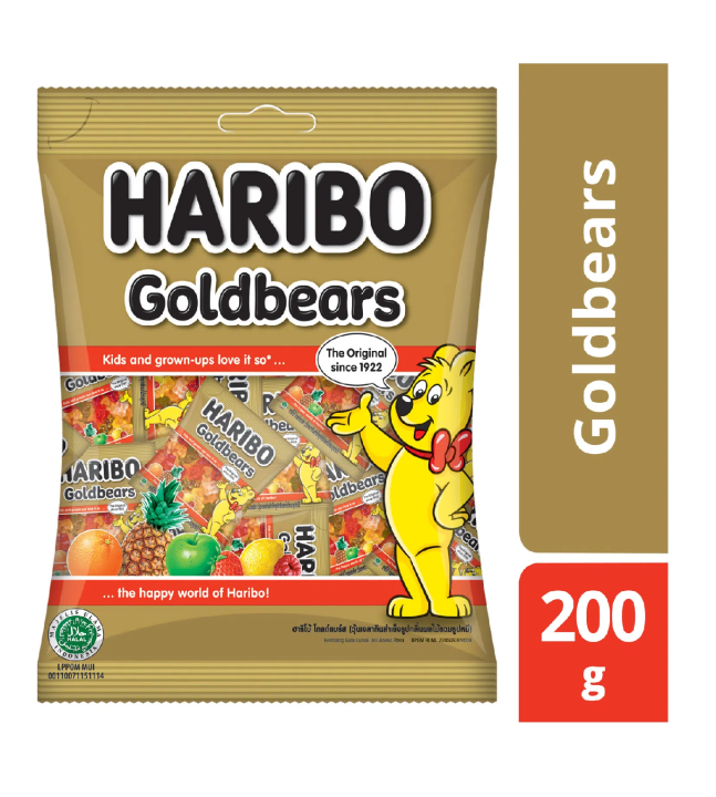 Haribo Goldbears Fruit Flavor Gummy Jelly Candy 200g | Lazada PH