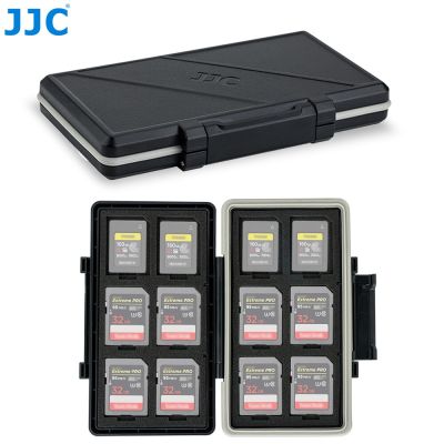 JJC Cfexpress เคสกันน้ำกล่องกระเป๋าเก็บบัตร SD อุปกรณ์ถ่ายภาพสำหรับ12 Sd/sdhc/sdxc &amp; 12 Cfexpress Type A Card