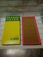 กรองอากาศ Volvo S40 I ( 1995 - 2004 ) รุ่น 1.6 16V, 1.8, 2.0 16V   Engine Air Filter Mann C 3594 / C3594