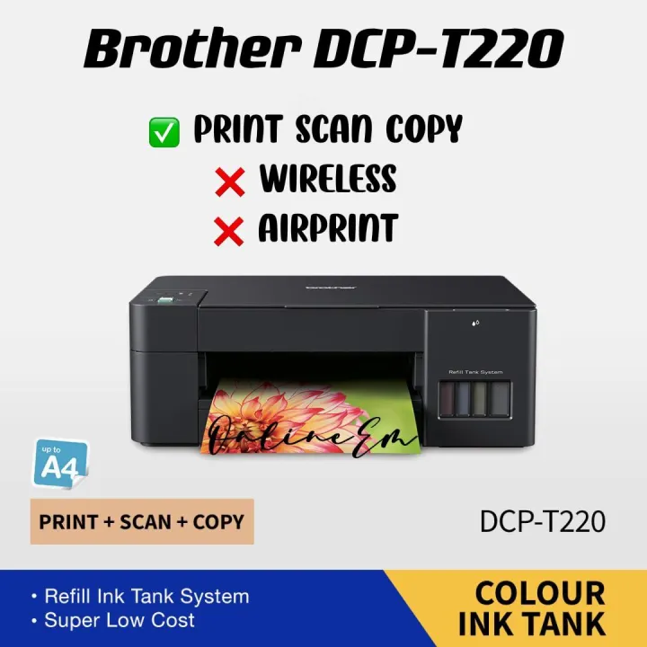 Brother DCP-T220 / T420W / T520W / T720WPrint, Scan, Copy, Wireless ...