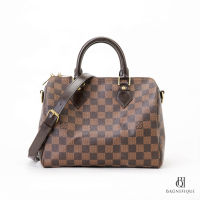 LOUIS VUITTON SPEEDY BAND 25 BROWN DAMIER CANVAS GHW