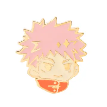 Cartoon Anime Enamel Pin Jujutsu Kaisen Cute White Cat Character Badges  Clothes Button Lapel Pins Jewelry Accessories Gifts