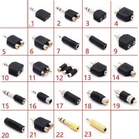 1pcs 6.5mm male to 3.5mm Audio Stereo Jack Female To 2 RCA Male Audio Jack Connector Adapter Converter for Speaker