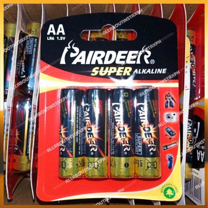 Pairdeer Super Alkaline AA batteries/ Instax batteries Lazada PH
