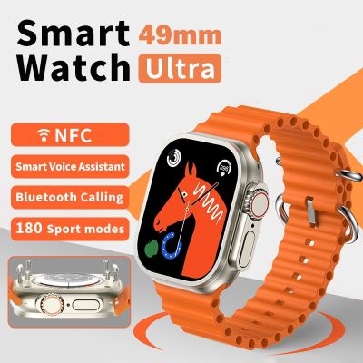ZZOOI RJ Smart Watch Ultra NFC GPS Track 49mm Men Women Smartwatch Series 8 Thermometer Bluetooth Call Waterproof Sports For Apple