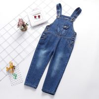 Girls Boys Jeans Overalls New Baby Pants Boys Girls Trouser Jeans Denim Jumpsuit Overalls Children Jeans Jumpsuits Child Clothes