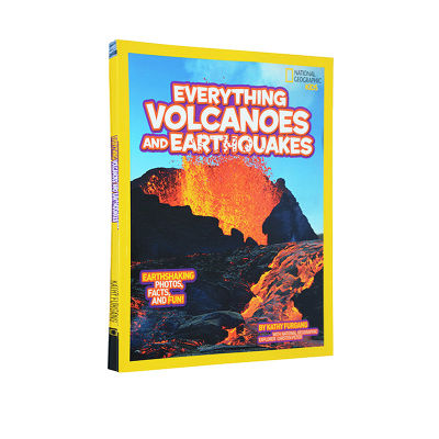 Original English National Geographic Kids volcanoes and earthquakes childrens natural encyclopedia popular science picture book