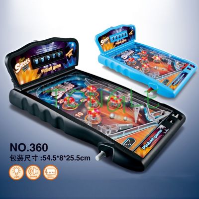 【YP】 Arcade Pinball Machine Cabinet Coin Operated Game Bartop Scoring for Kid Console Music