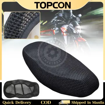 1pcs Anti-slip Motorcycle Cushion 3d Mesh Fabric Seat Cover Breathable  Waterproof Motorbike Scooter Seat Covers Cushion
