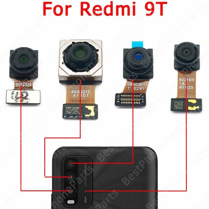 กล้องด้านหลังของแท้สำหรับ-redmi-9-9a-9c-9t-อะไหล่สำรองสำหรับซ่อมด้านหลังโมดูลกล้อง