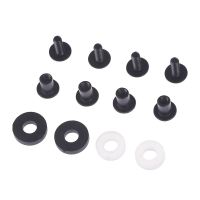 6 Sets Screw Black Steel Short Post Chicago Screw Set Cross Head Perfect for DIY Kydex Shoes Accessories