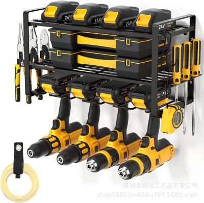 ❁⊙☊ Contracted cross-border hand-held power tools to receive a frame with a screwdriver hand electric drill tool shelf in wall-mounted tool holder