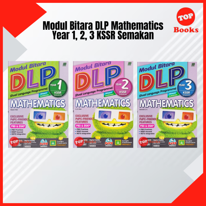 [TOPBOOKS Sasbadi] Modul Bitara DLP Mathematics Year 1, 2, 3 KSSR ...