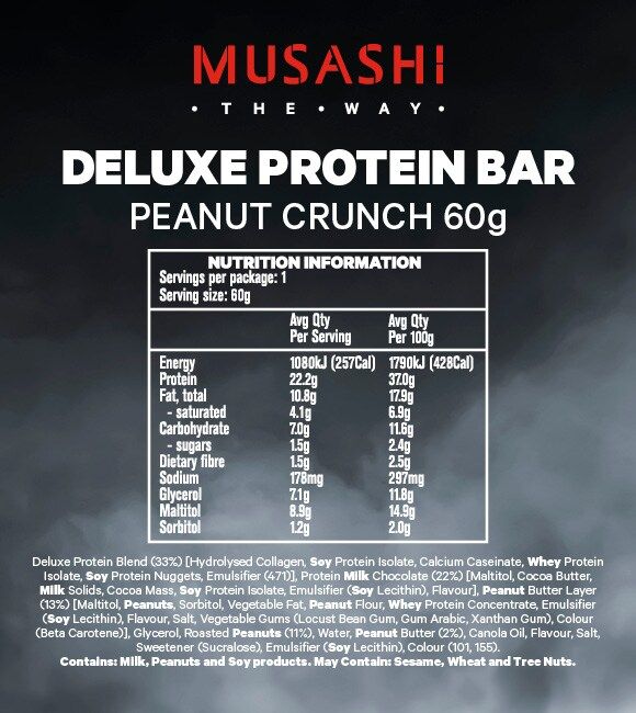 musashi-deluxe-bar-peanut-crunch-60g-1-ชิ้น-มูซาชิ-ดีลัก-บาร์-อาหารเสริม-โปรตีน-ชนิดแท่ง