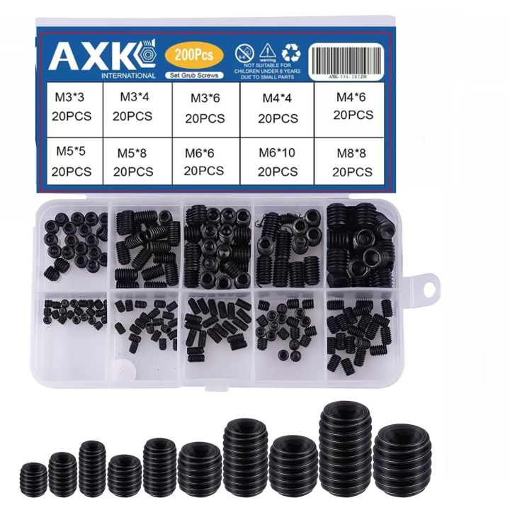 axk-200pcs-allen-head-socket-hex-set-grub-screw-assortment-cup-point-stainless-steel-m3-m4-m5-m6-m8-with-plastic-box