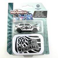 Majorette โมเดลของเล่น T3รถตู้กอล์ฟ,โมเดล1/64แมลงปีกแข็ง Vw คอลเล็คชั่นกล่องเหล็กตกแต่งรถโลหะผสมหล่อ