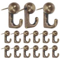 ┅♗℡ Metal Hook Nail Decorative Push Pin Wall Thumb Tack Tacks Hooks Cork Board Picture